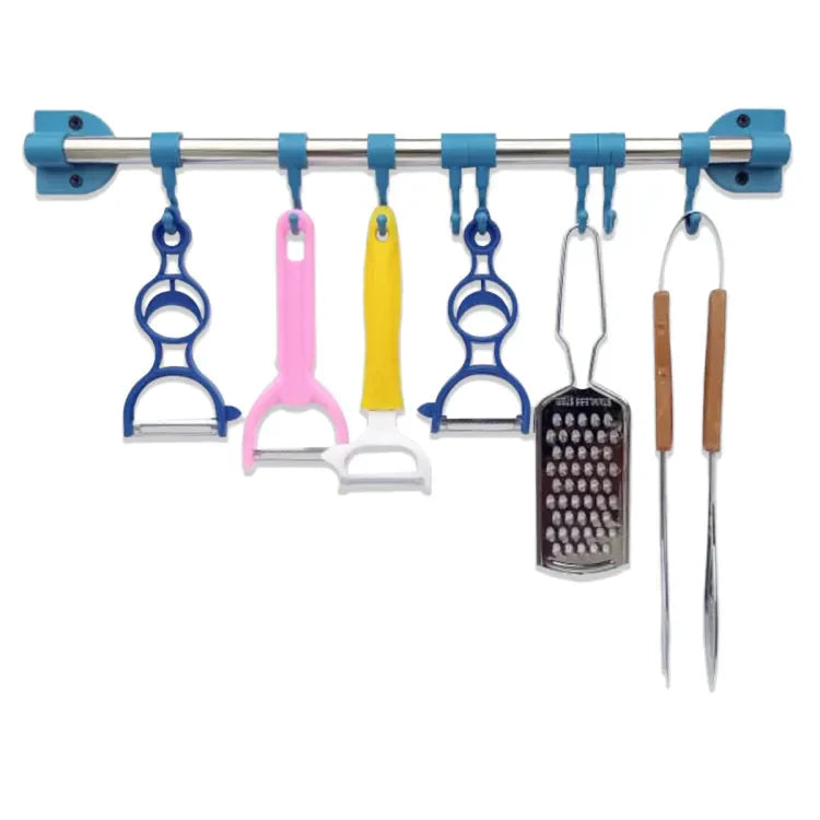 8 Hooks Kitchen Accessories Organizer Rack & Cloth Hanging Stand